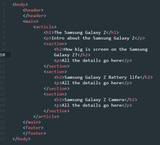 samsung-sections